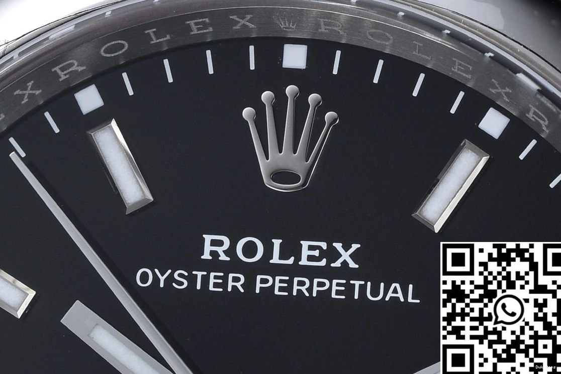 Factory Perpetual Black Rolex 41MM Clean Oyster Dial M124300-0002 0415